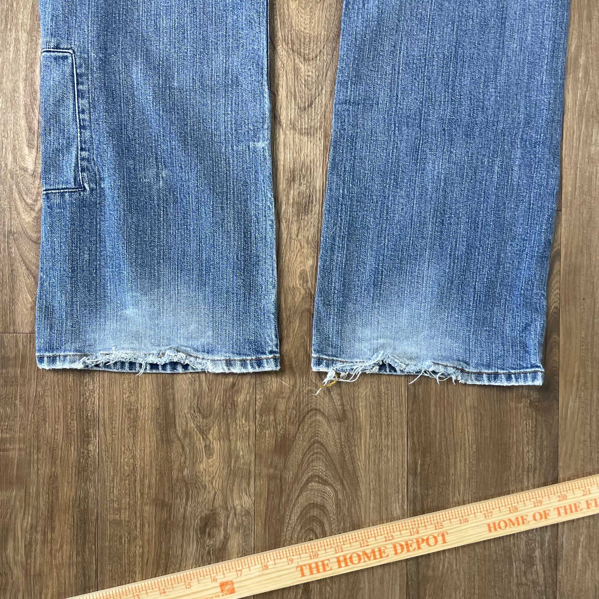 Vintage USA Lucky Brand Bootcut Blue Jeans, Size 38 7