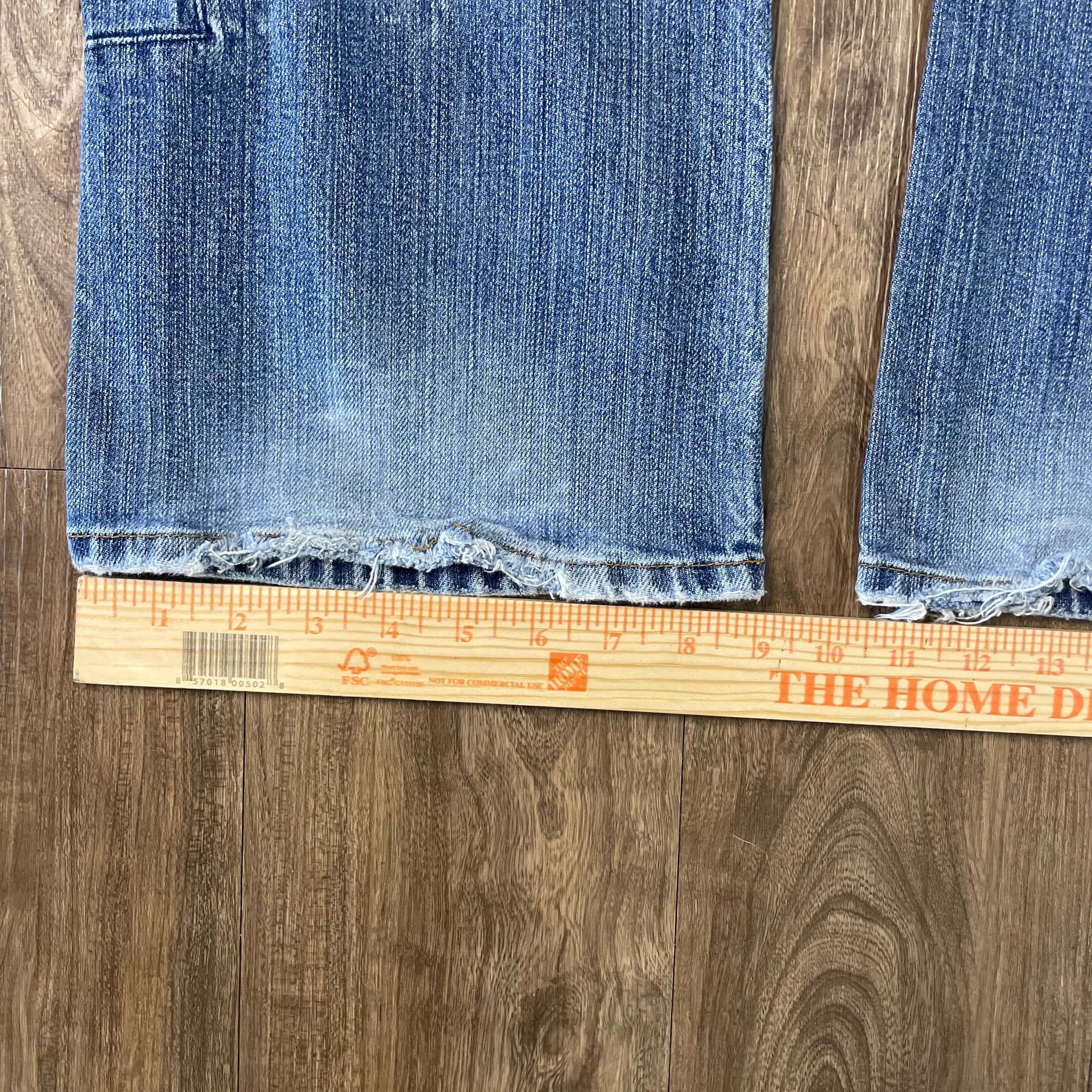 Vintage USA Lucky Brand Bootcut Blue Jeans, Size 38 8