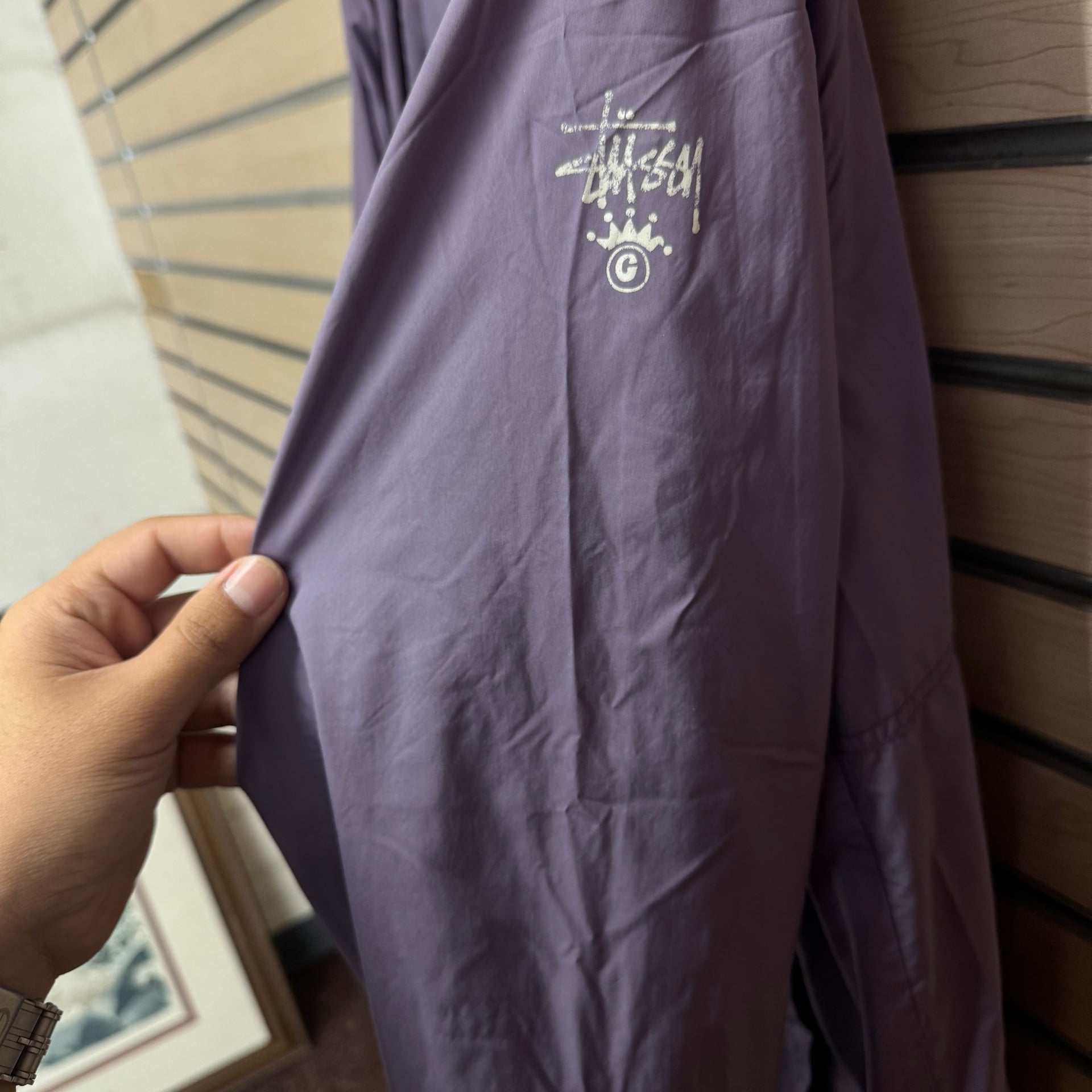 Vintage 90s Stussy Nylon Warm Up Jacket 2