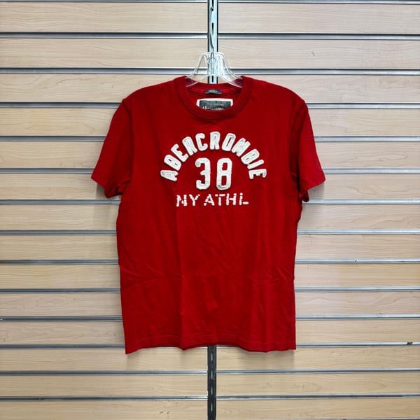 Abercrombie & Fitch Red Muscle Fit T-Shirt