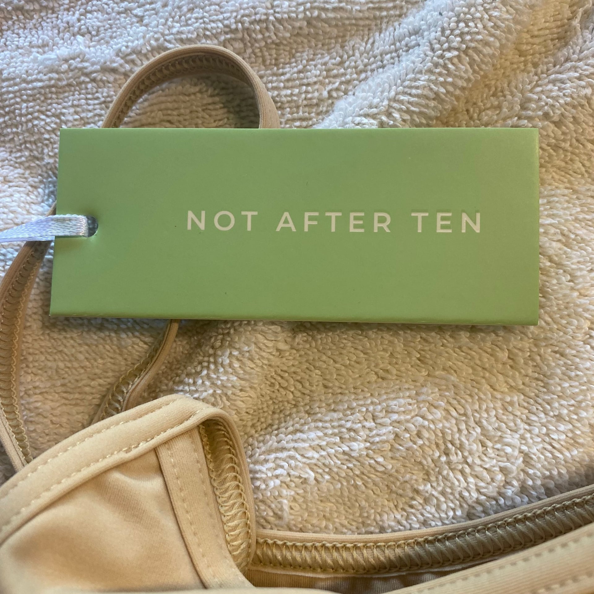 Not After Ten Woman Sports Bra Top MSRP $150 NWT Sz M/L 6