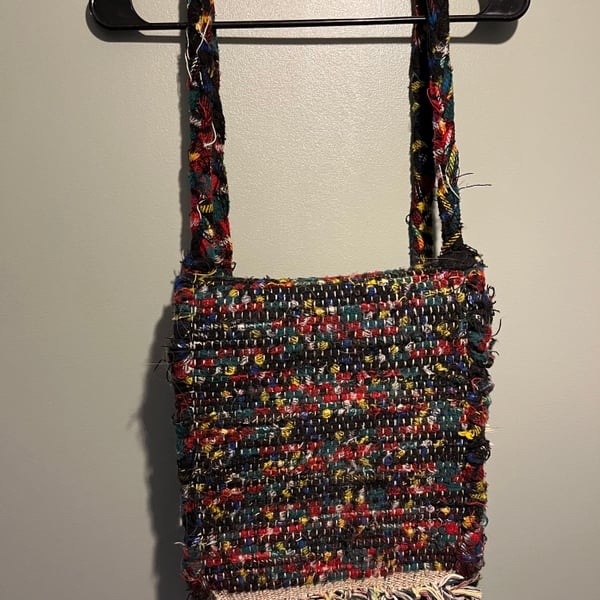 Colorful Woven Kurdish Backpack Handmade