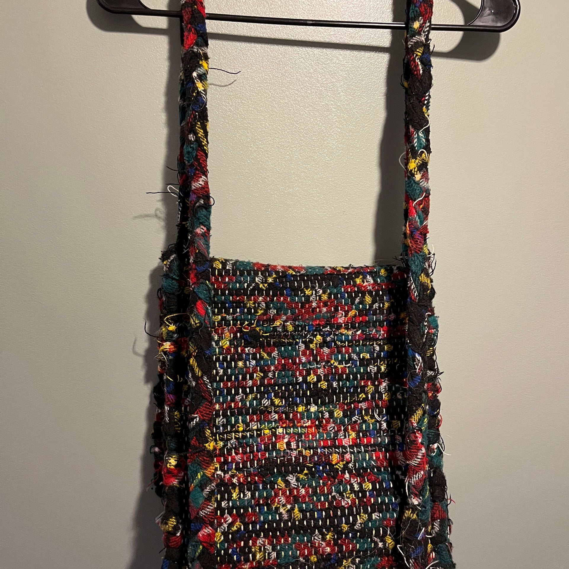 Colorful Woven Kurdish Backpack Handmade 3