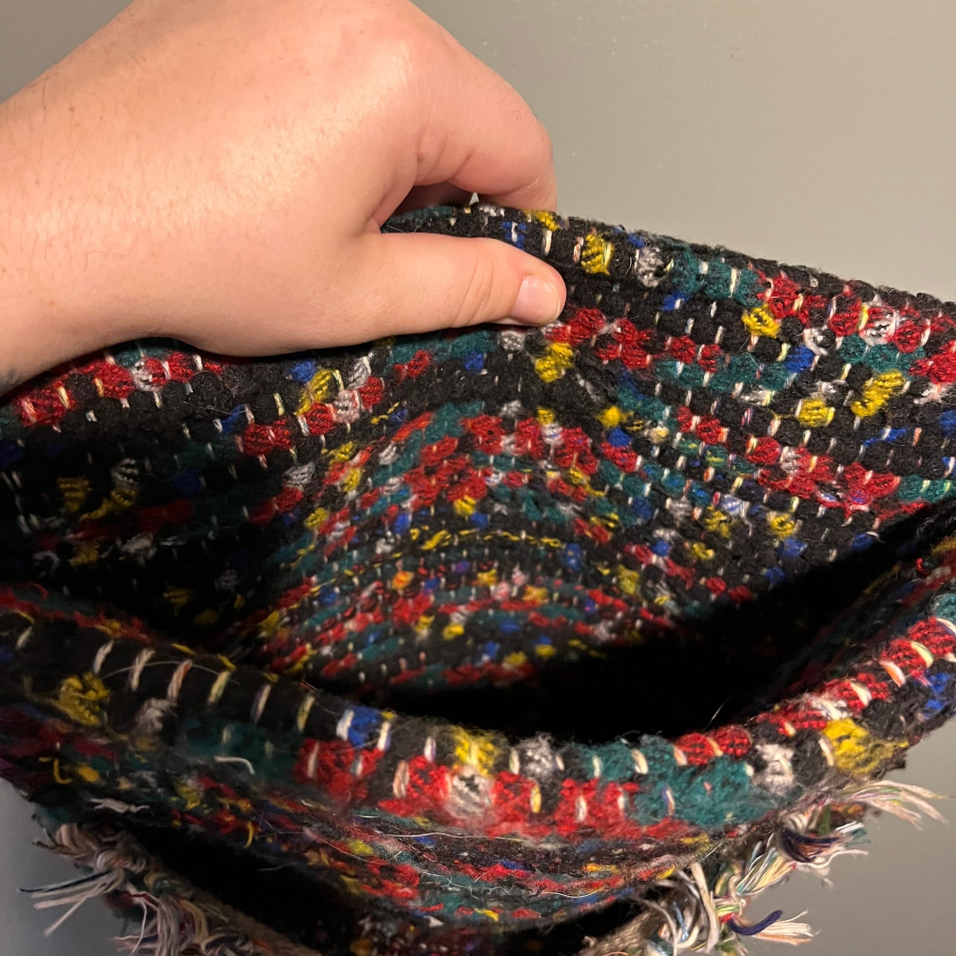 Colorful Woven Kurdish Backpack Handmade 4