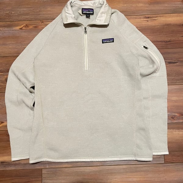 Women's Patagonia Better Sweater 1/4-Zip Fleece in Oatmeal