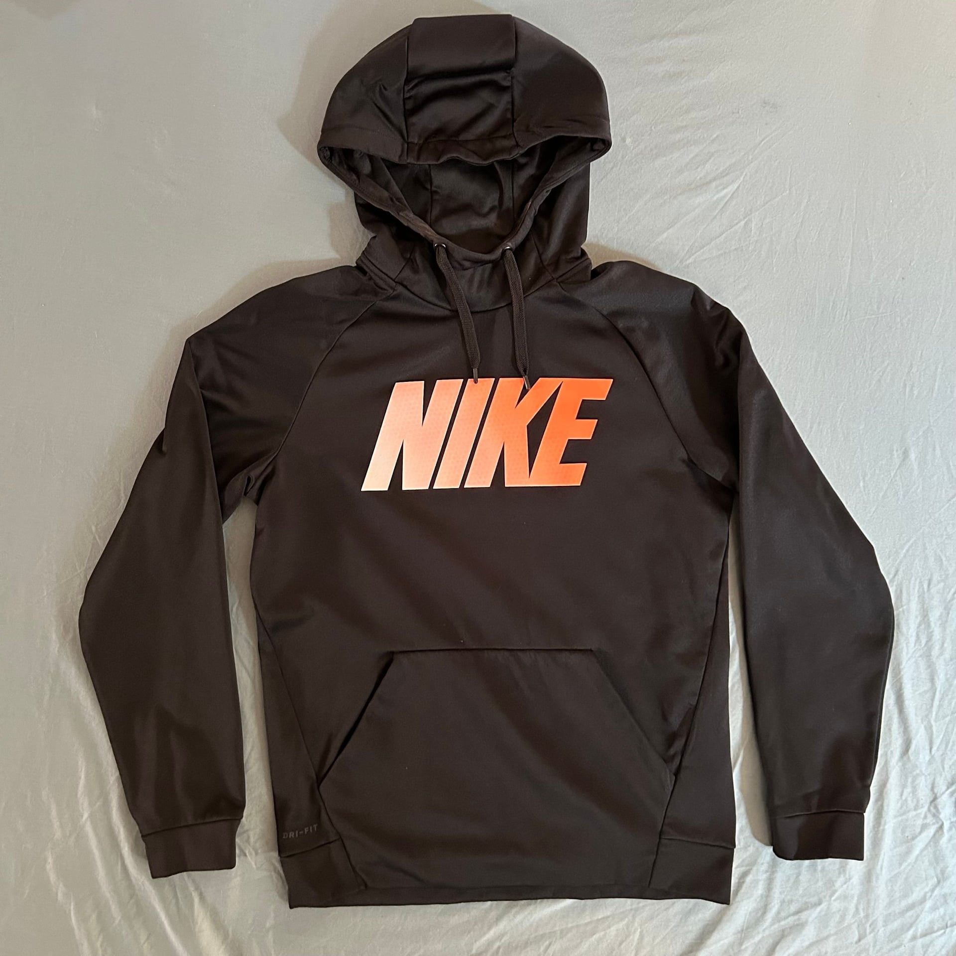 Nike Dri-FIT Pullover Hoodie Sweatshirt Mens Black Therma-Fit Training 2