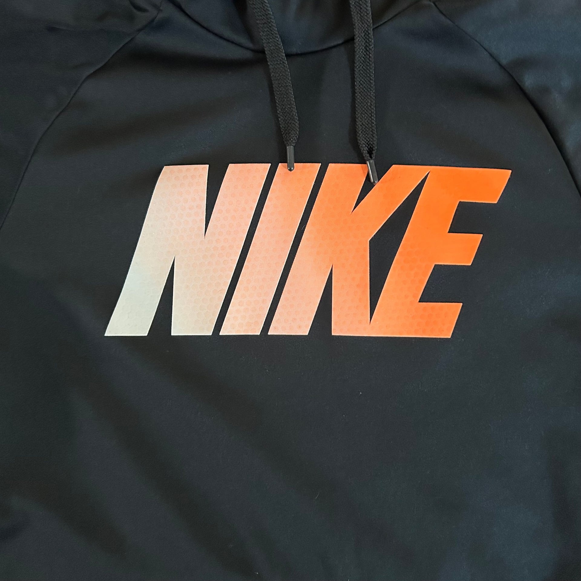Nike Dri-FIT Pullover Hoodie Sweatshirt Mens Black Therma-Fit Training 4