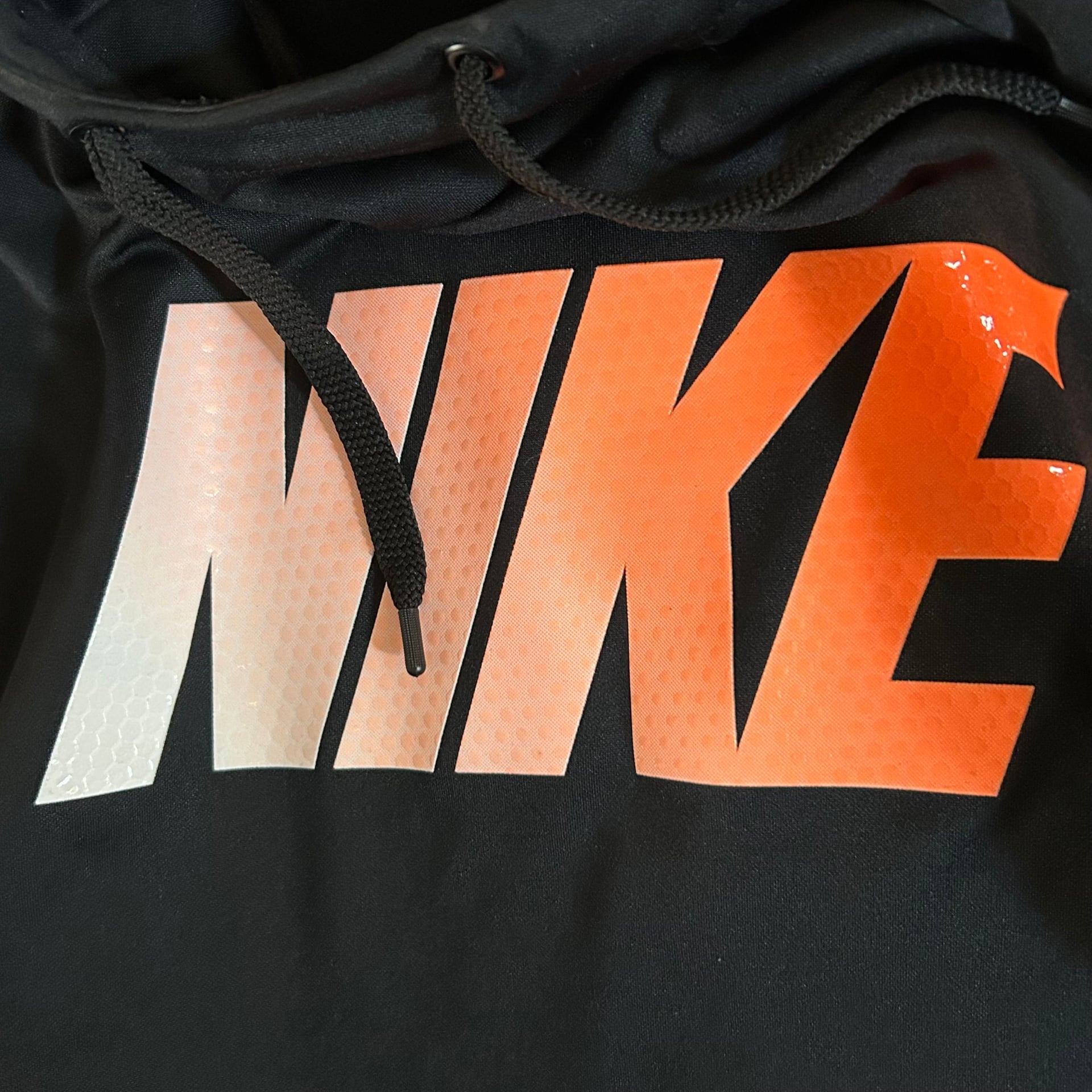Nike Dri-FIT Pullover Hoodie Sweatshirt Mens Black Therma-Fit Training 5