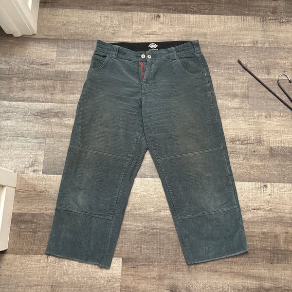 Dickies Franky Villani Green Corduroy Double Knee Pants
