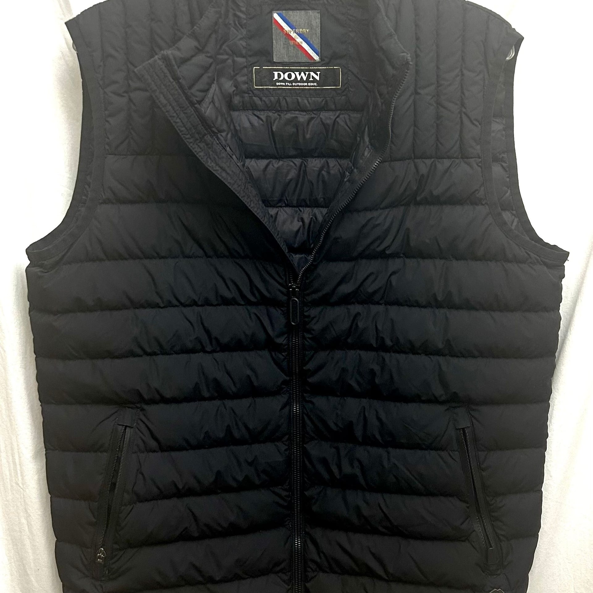 Superdry Men's Core Down Gilet Vest Black 2