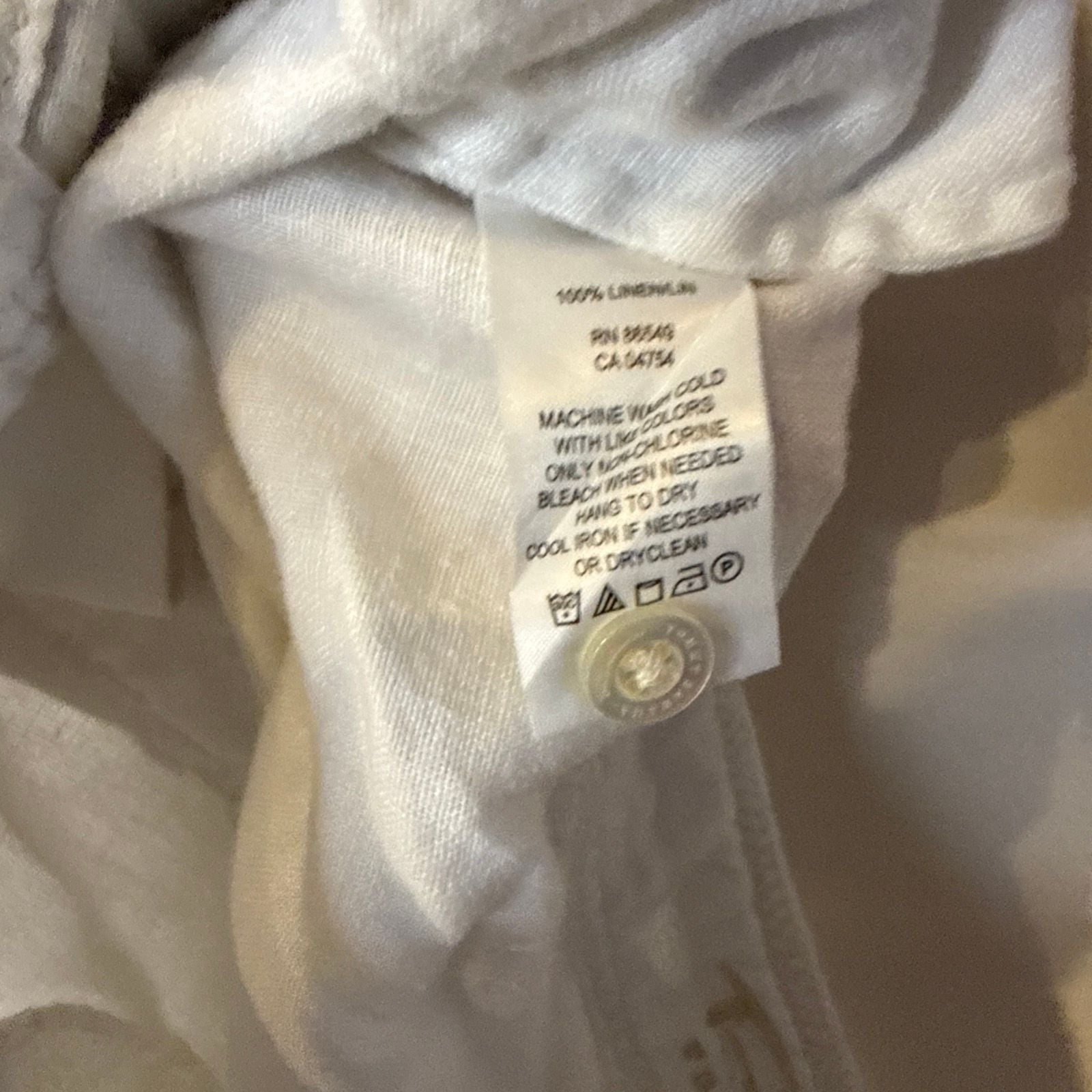 Tommy Bahama Womens 4-Inch Palmbray HR Easy Linen Shorts in White 8