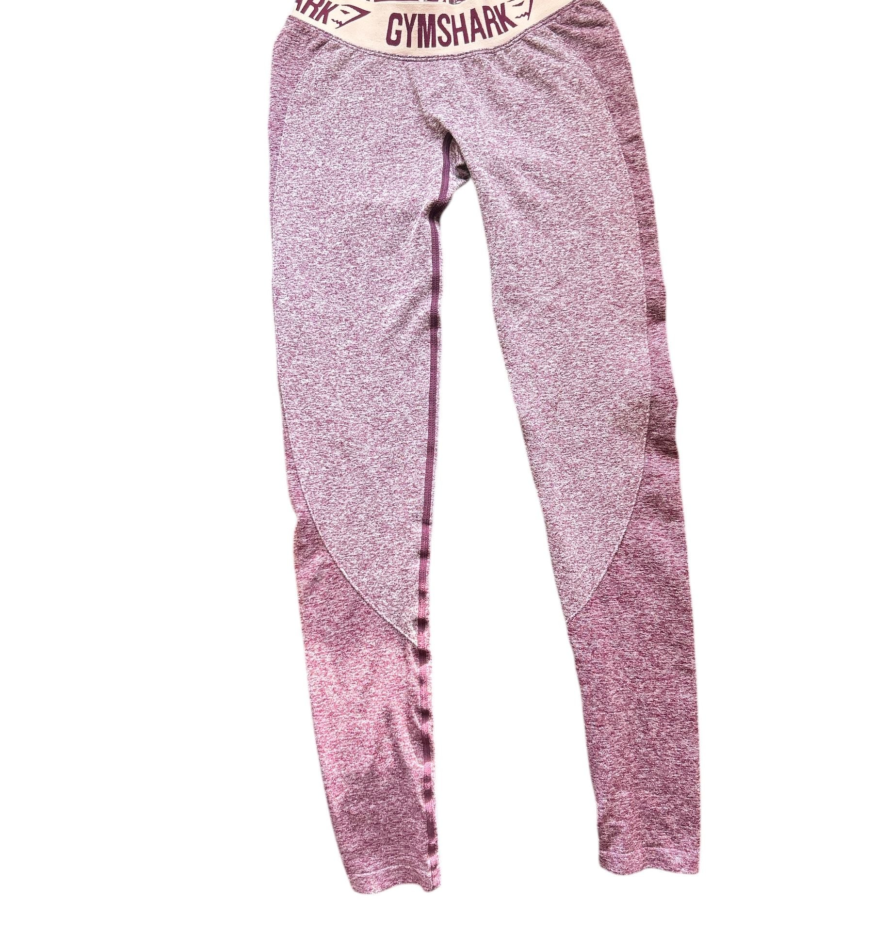 Gymshark OG Flex Seamless Leggings – Pink Marl/Plum – Size XS 2