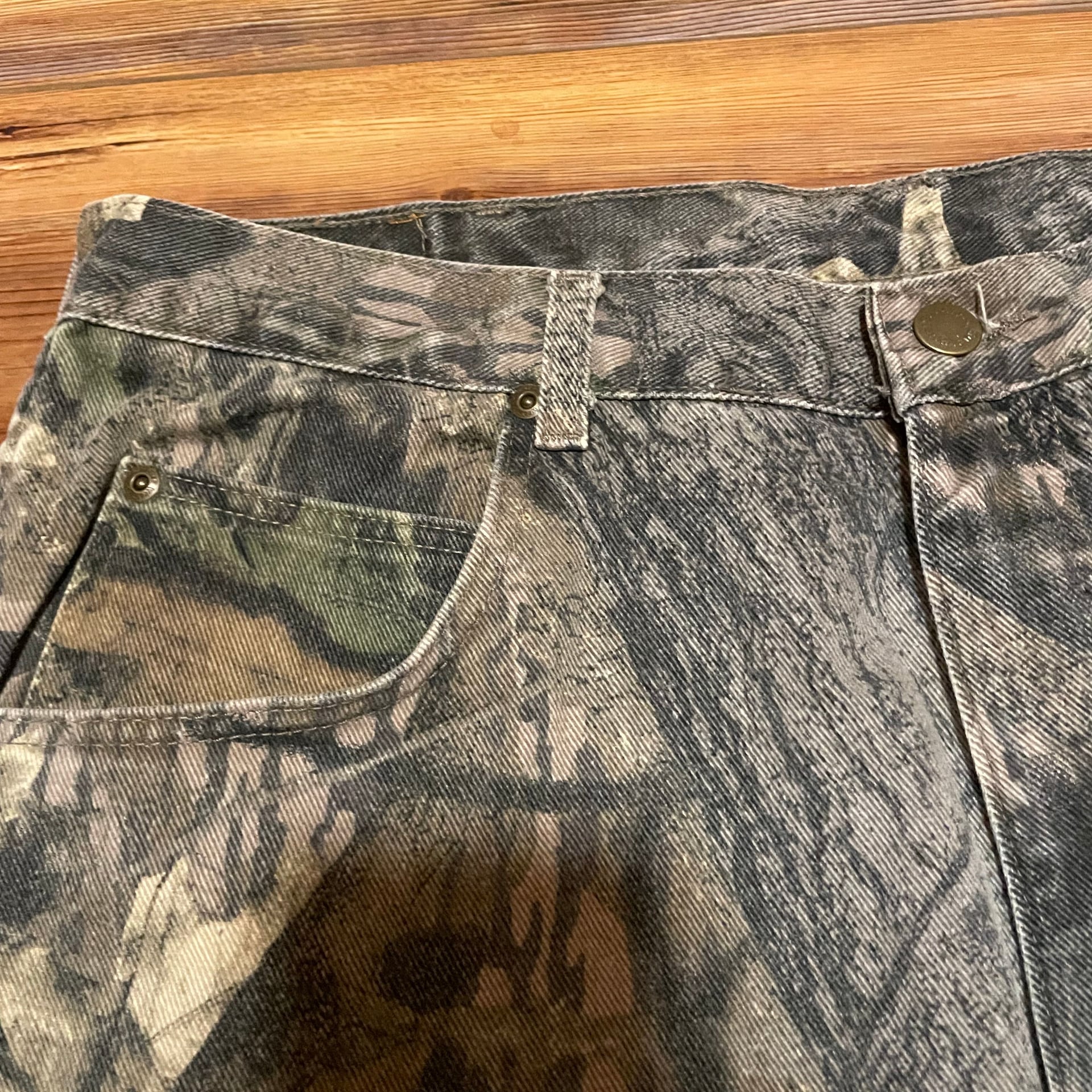 Vintage Wrangler Mossy Oak Break Up Camo Double Knee Pants 4