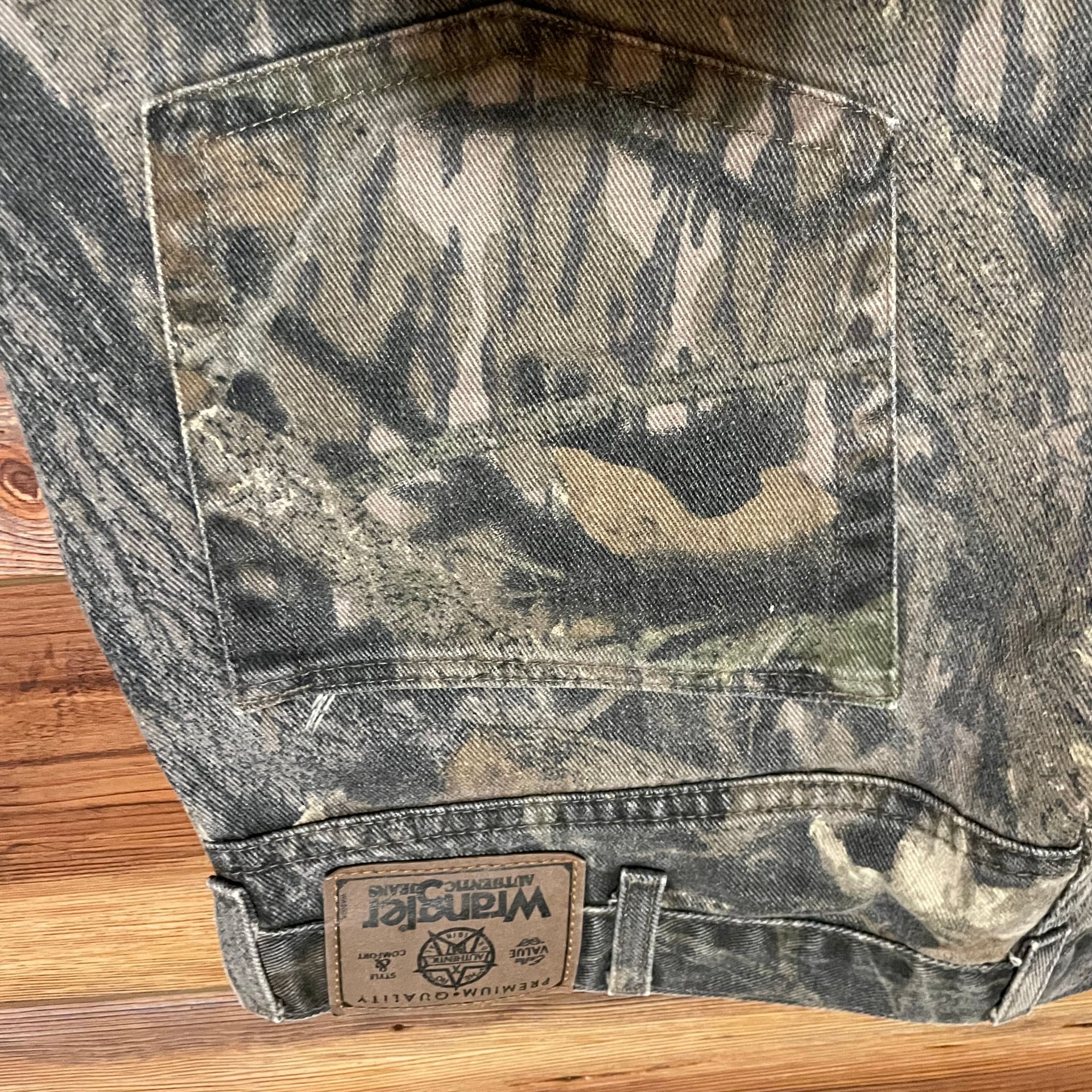 Vintage Wrangler Mossy Oak Break Up Camo Double Knee Pants 6