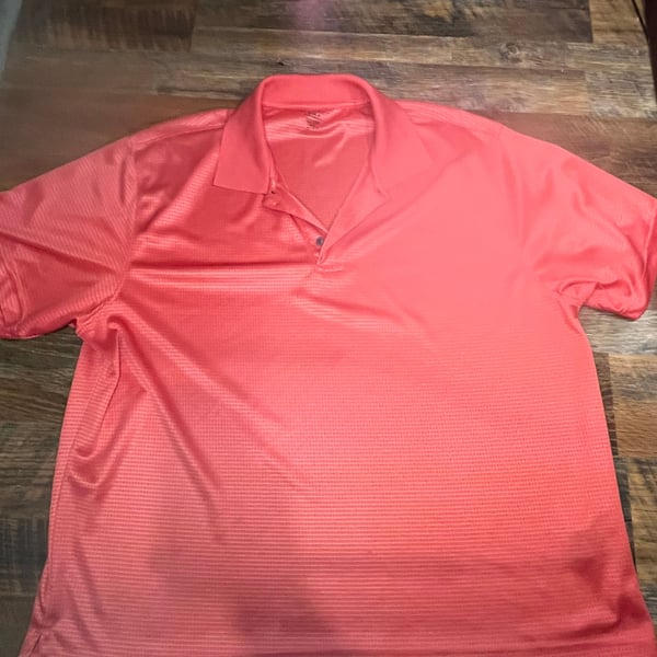 Architect Golf Performance Orange Jersey Short Sleeve Collared Men's Shirt XXL