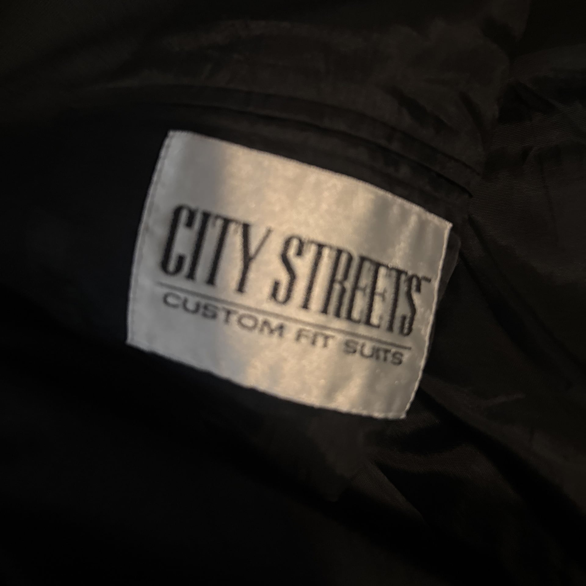 Black Regular Fit Suit Jacket City Streets 2