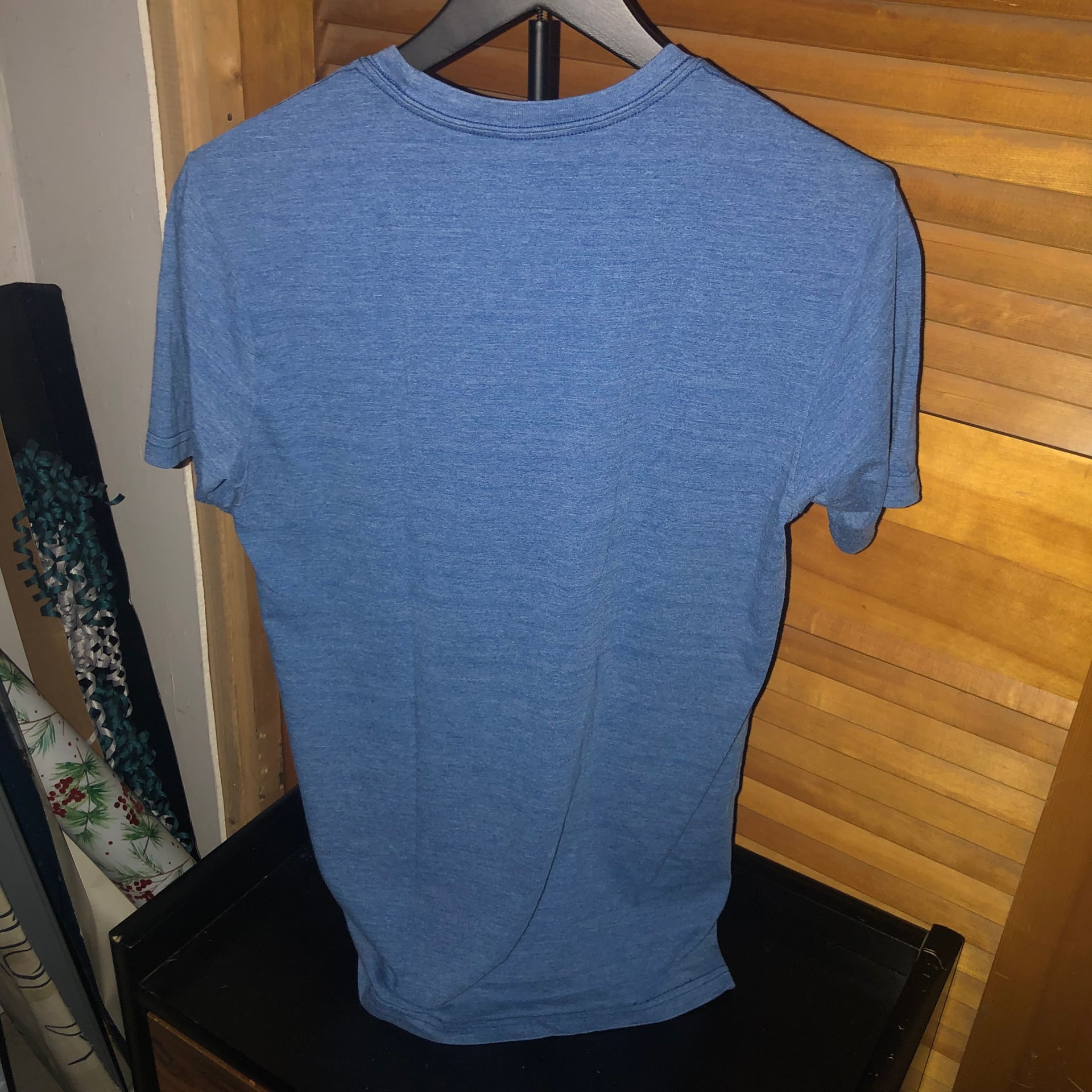 The North Face Men's Blue Short Sleeve Half Dome Tri-Blend Tee 4