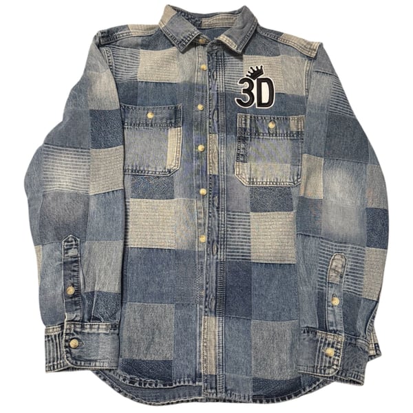 Denim Patchwork Shirt