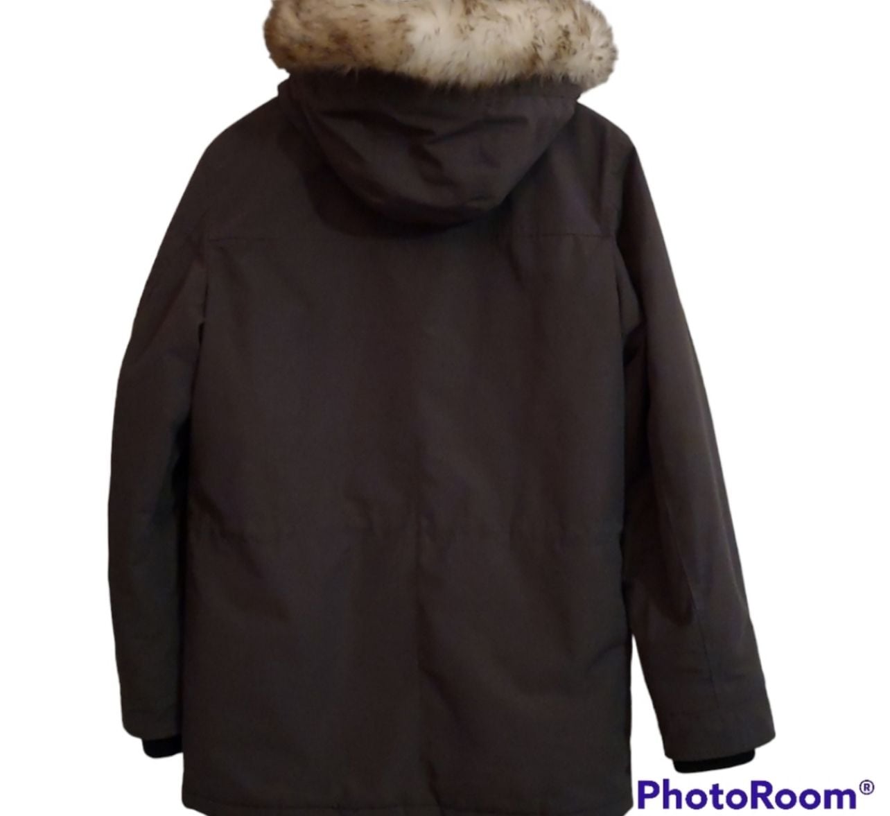 ALFANI Men's Hooded Faux-Fur Trim Winter Parka Coat S 3