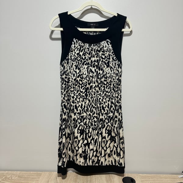 Style & Co. Leopard Print Sheath Midi Dress