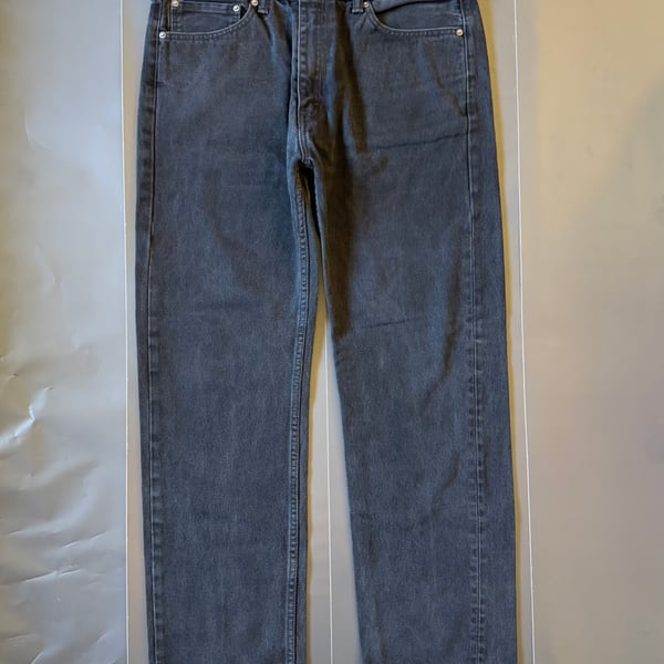 Vintage Levi's 501 Faded Black Denim Jeans