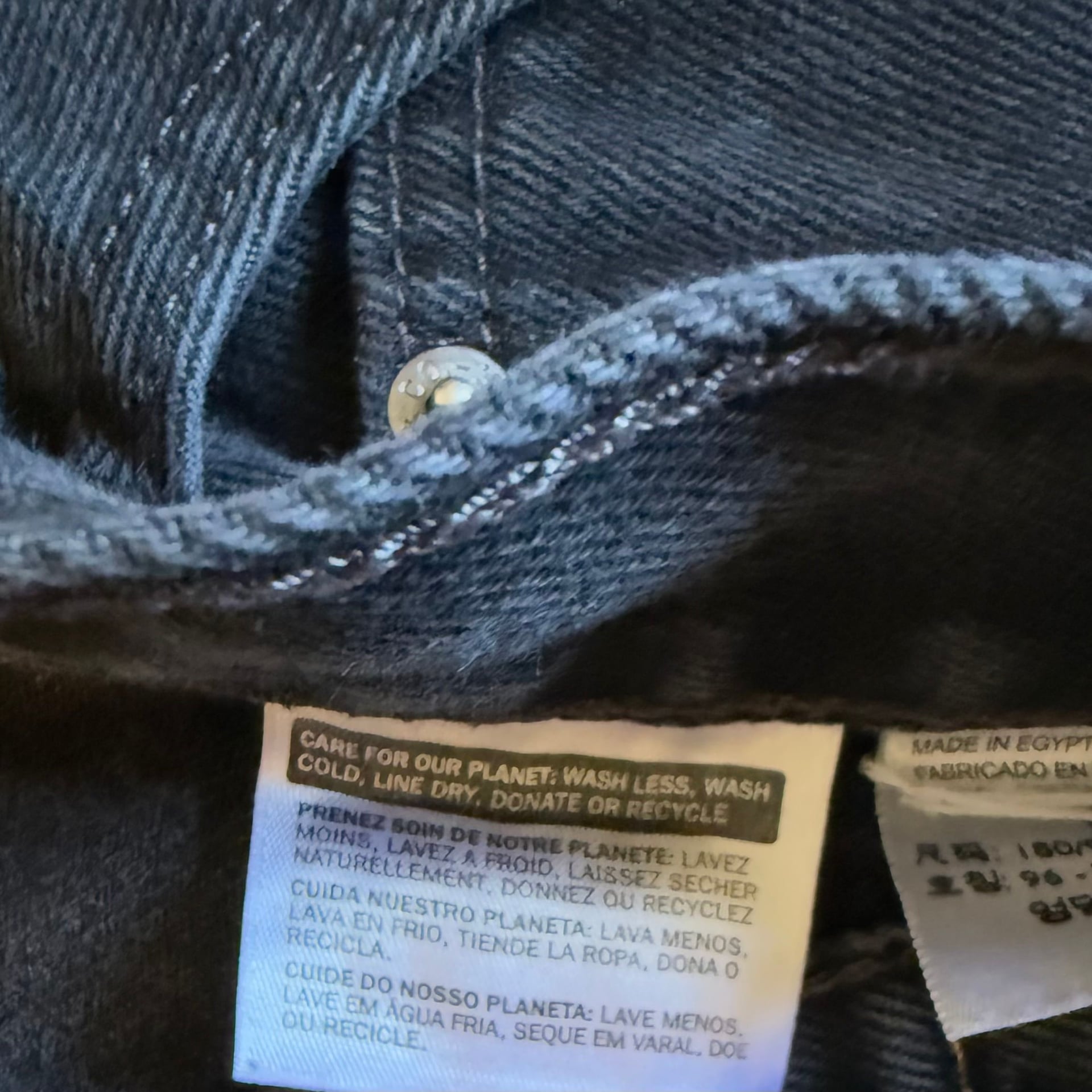 Vintage Levi's 501 Faded Black Denim Jeans 7