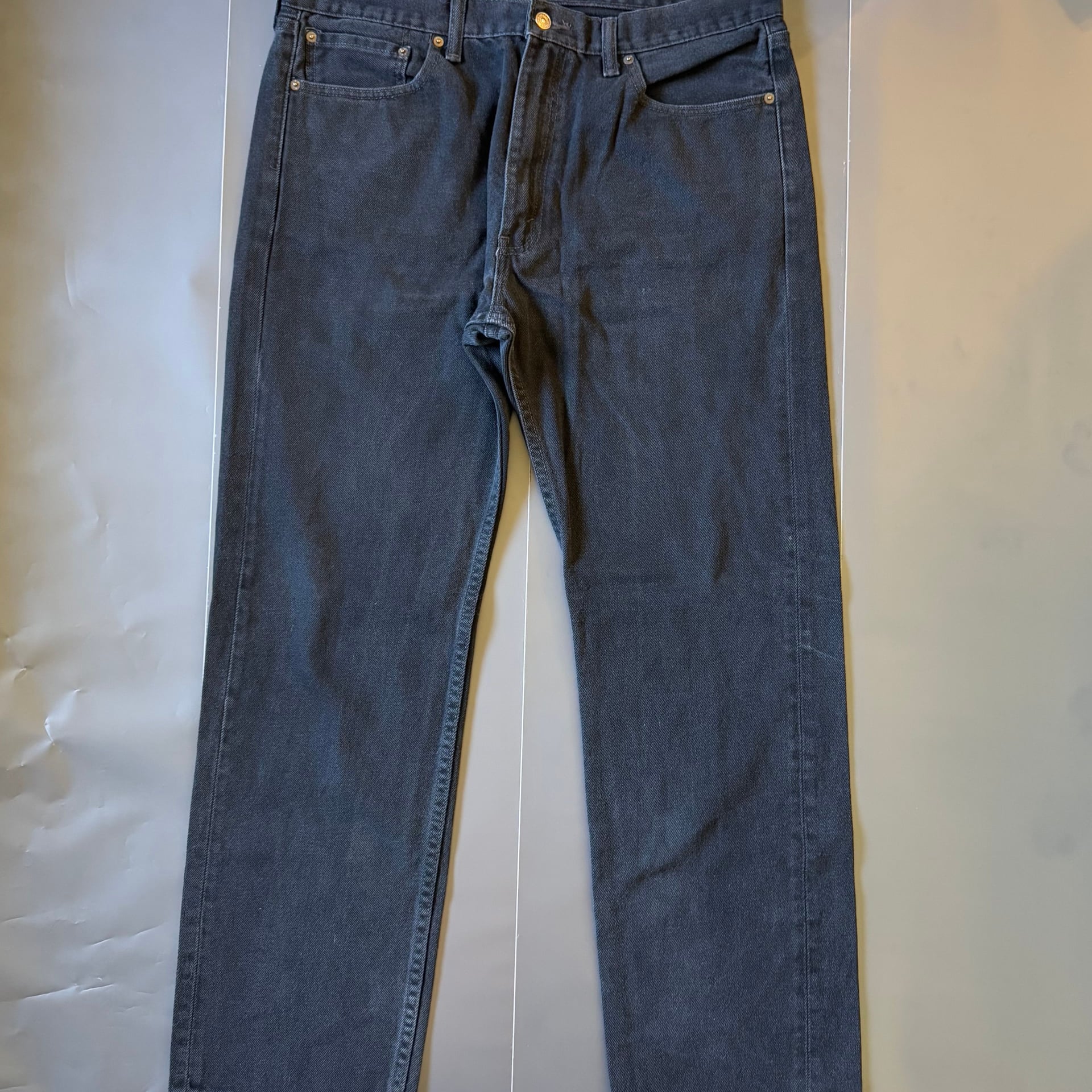 Vintage Levi's 501 Button Fly Jeans Black 1