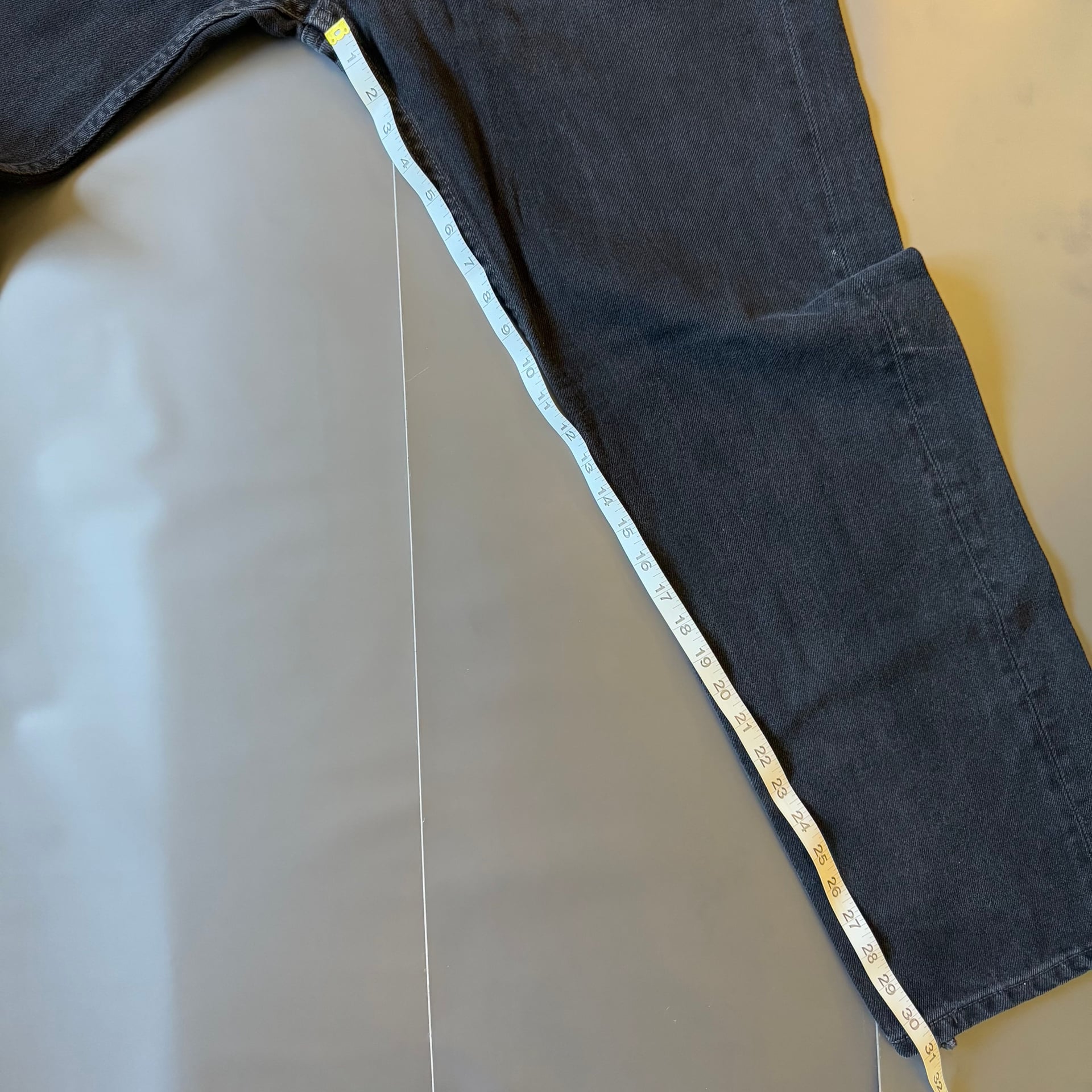 Vintage Levi's 501 Button Fly Jeans Black 7