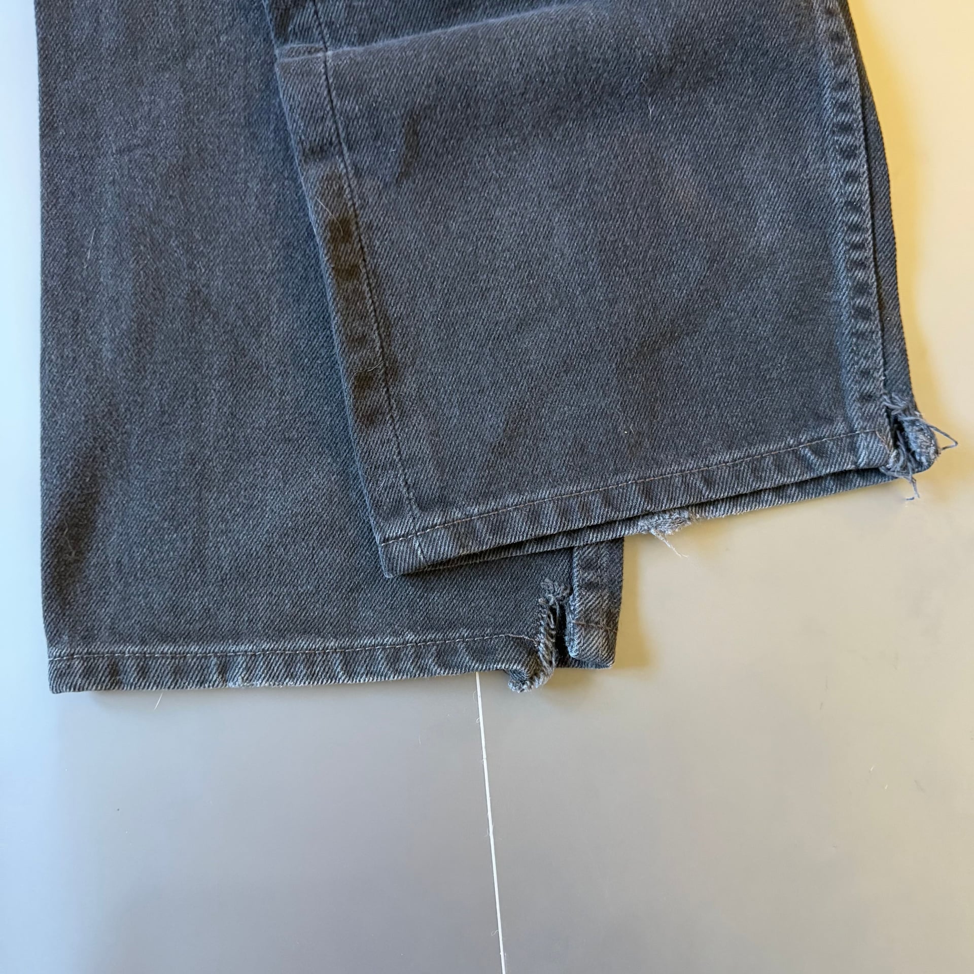 Vintage Levi's 501 Button Fly Jeans Black 8