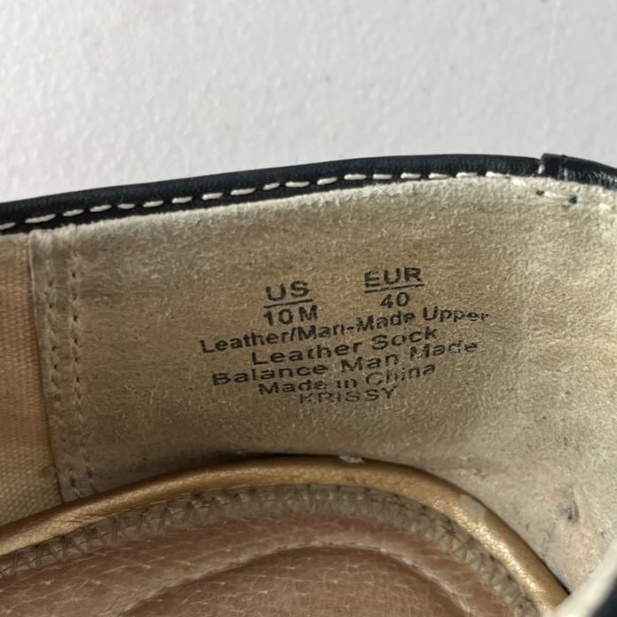 Sam Edelman Krissy Espadrille Cap Toe Flats - Black Leather Size 10 8