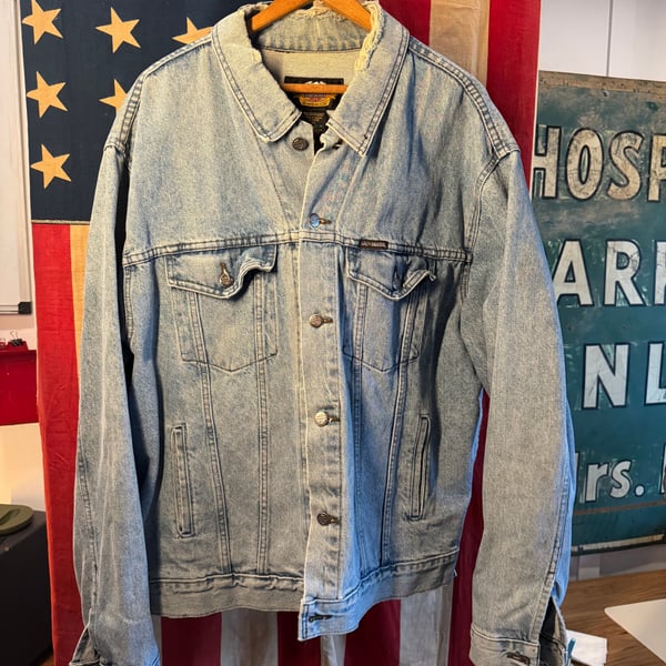 Vintage Harley Davidson Denim Jacket