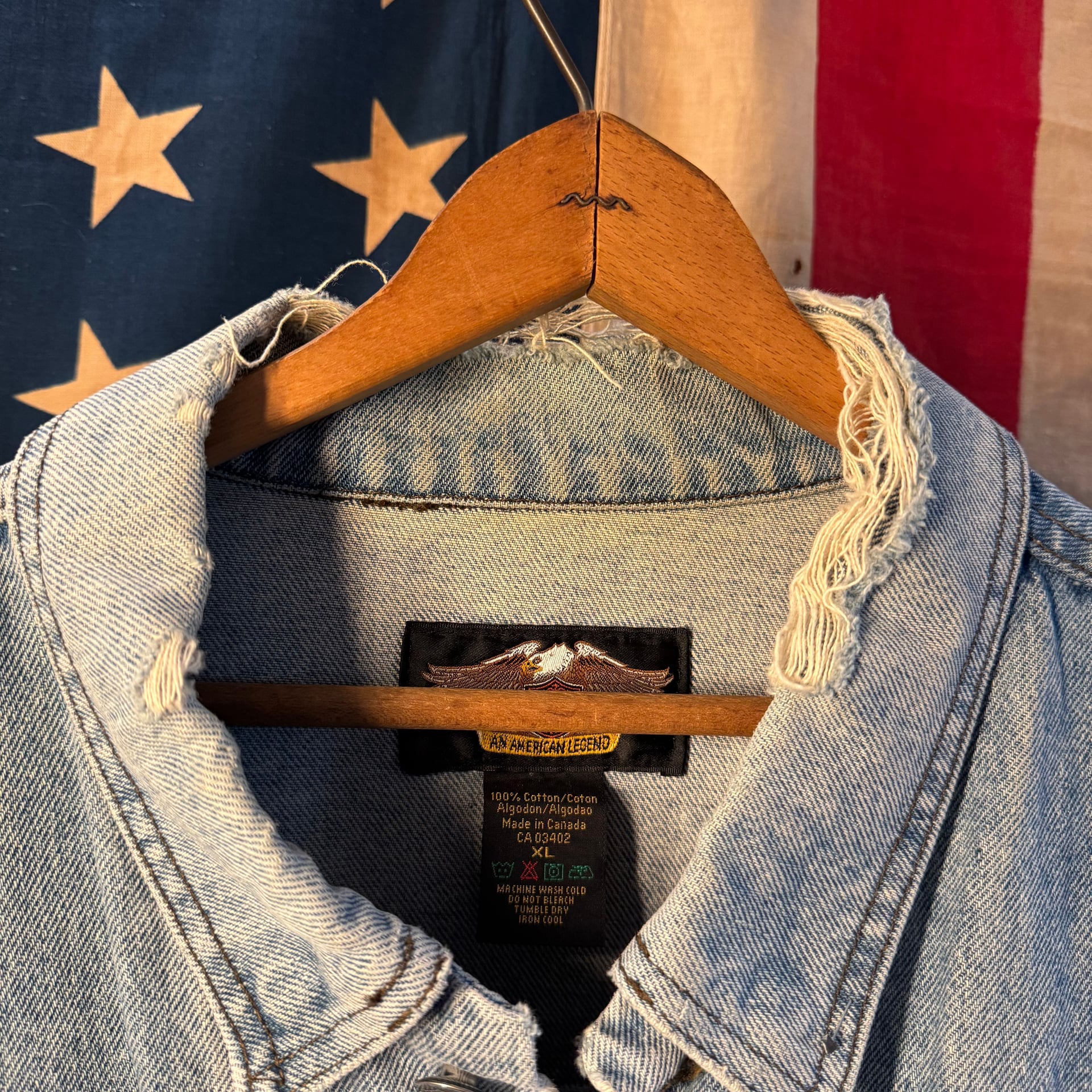 Vintage Harley Davidson Denim Jacket 2