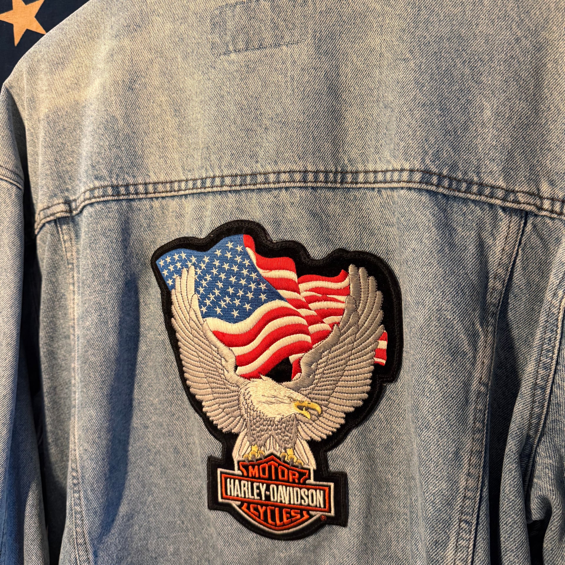 Vintage Harley Davidson Denim Jacket 8
