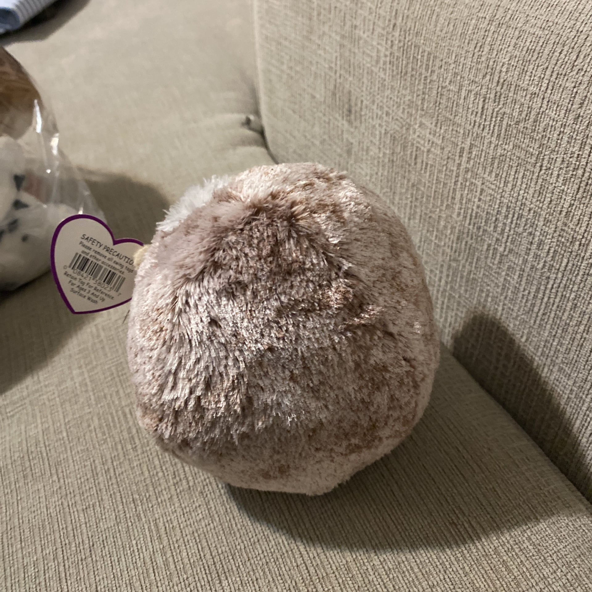 TY Beanie Ballz Prickles the Hedgehog Plush Ball 5 Inch Stuffed Toy 3