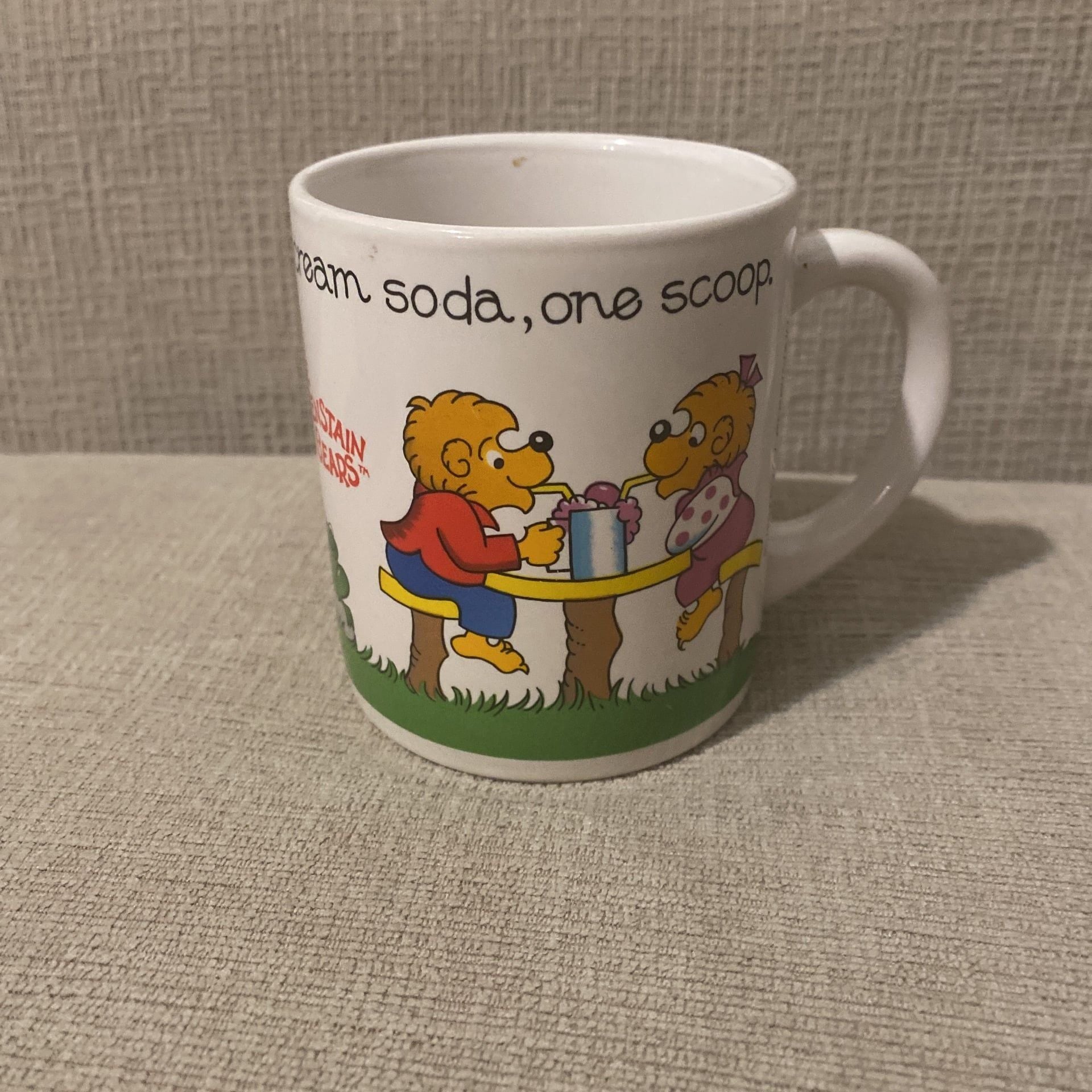 Vintage 1987 The Berenstain Bears Princess House Exclusive Coffee Mug 1