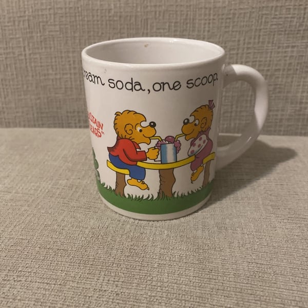 Vintage 1987 The Berenstain Bears Princess House Exclusive Coffee Mug