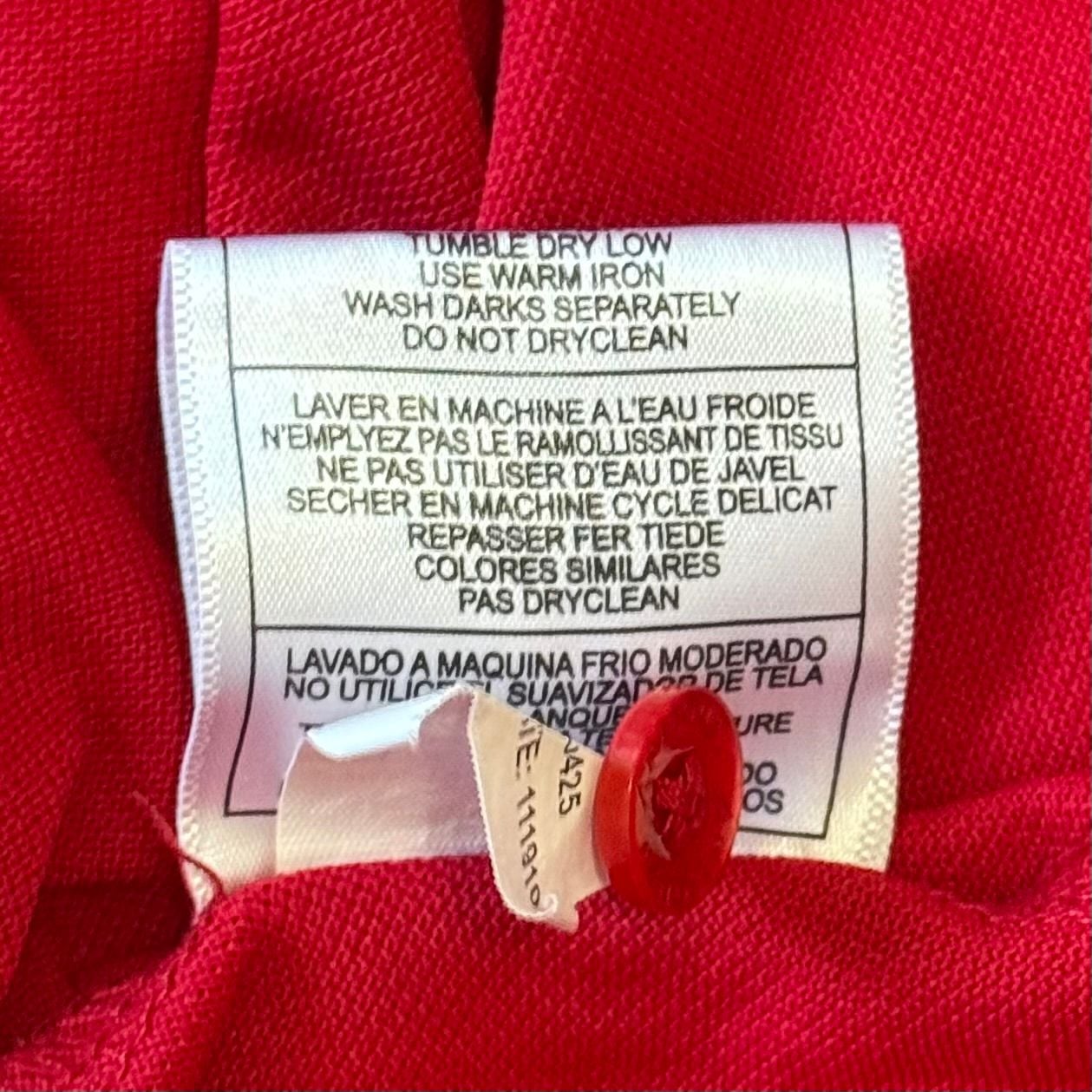 Antigua Kansas City Chiefs NFL Red Polo Men’s XL Football Shirt Arrowhead Logo 7