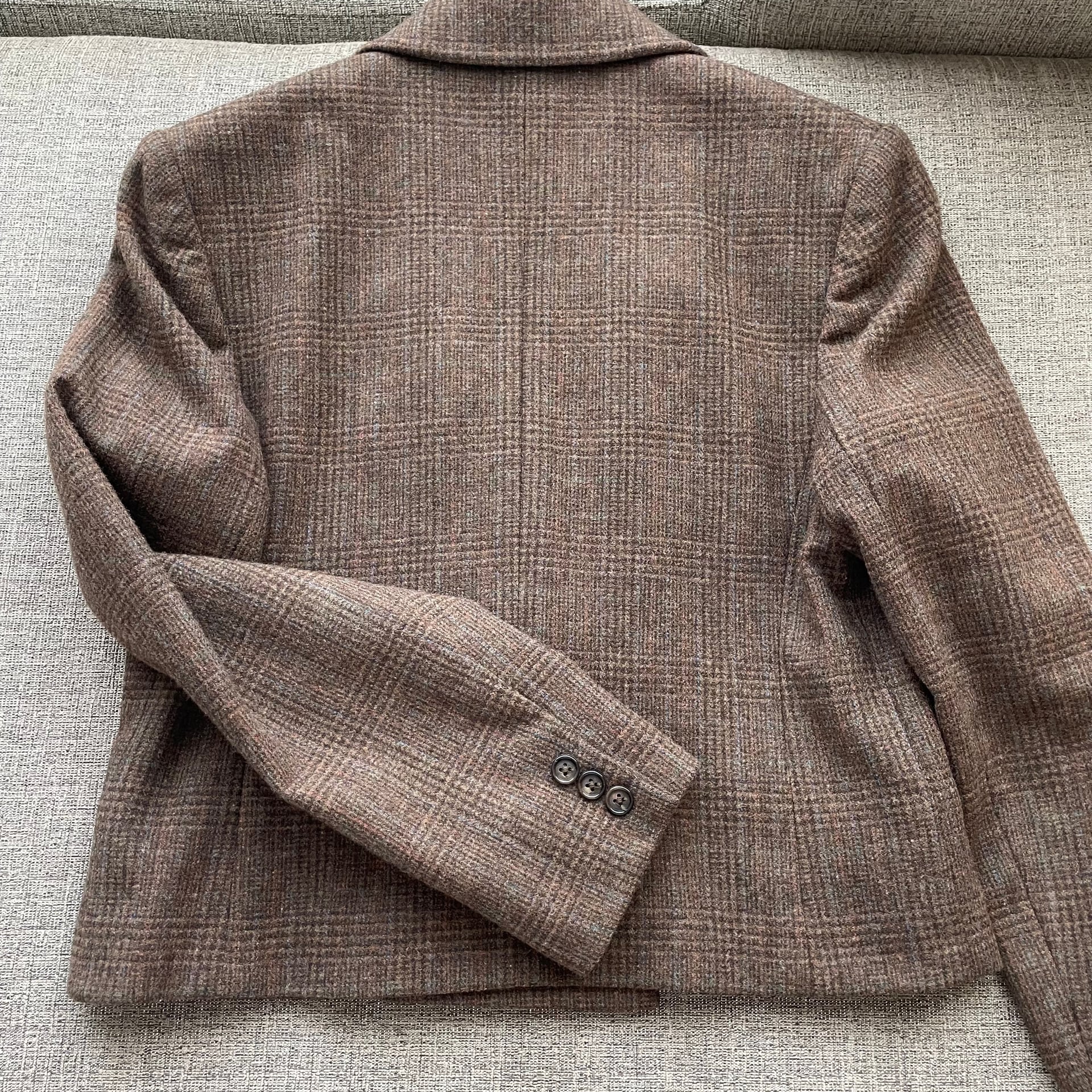 Preppy Twee Vintage Union Made Short Wool Short Blazer Jacket 9