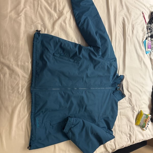 Cabela's Blue Full Zip Windbreaker Jacket