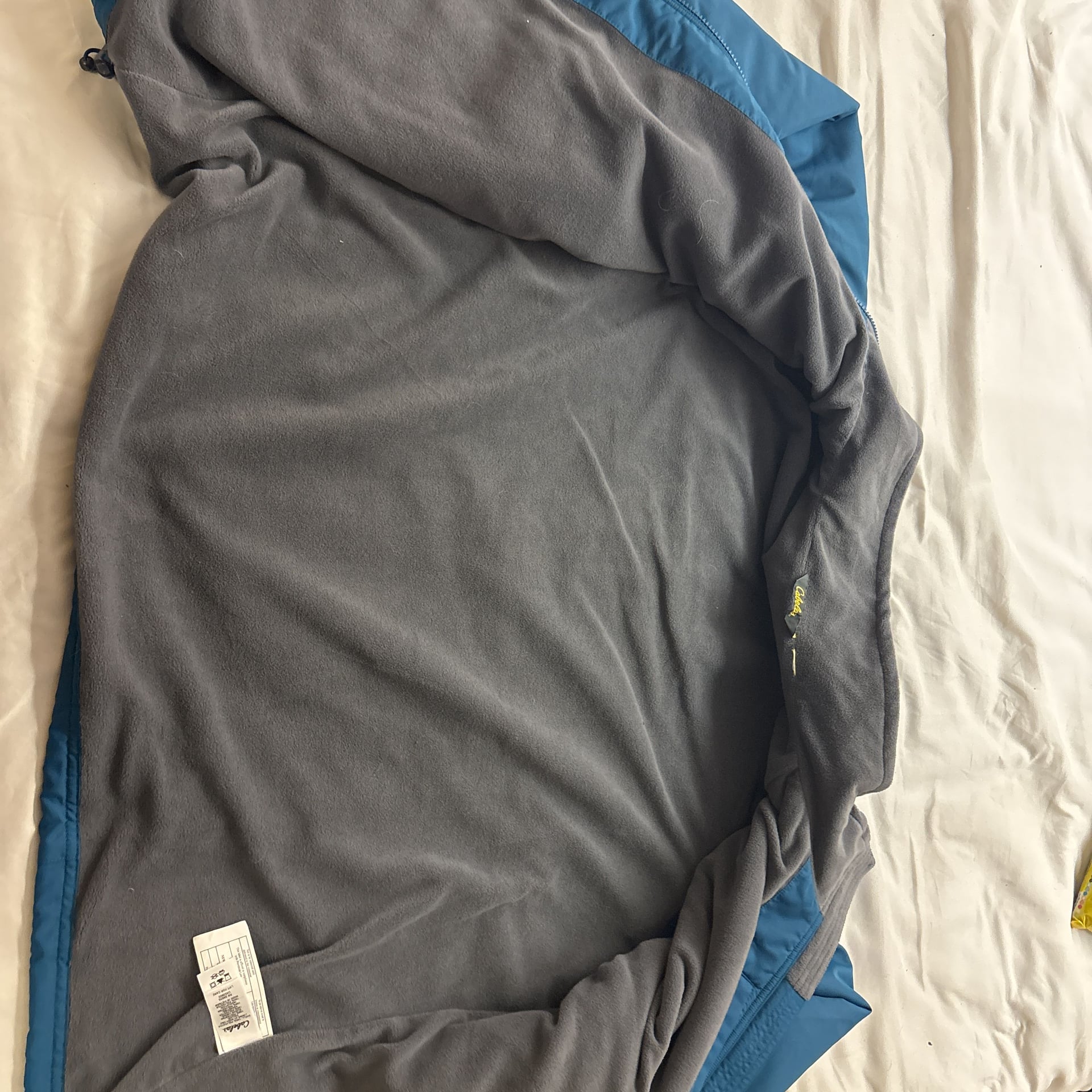 Cabela's Blue Full Zip Windbreaker Jacket 5