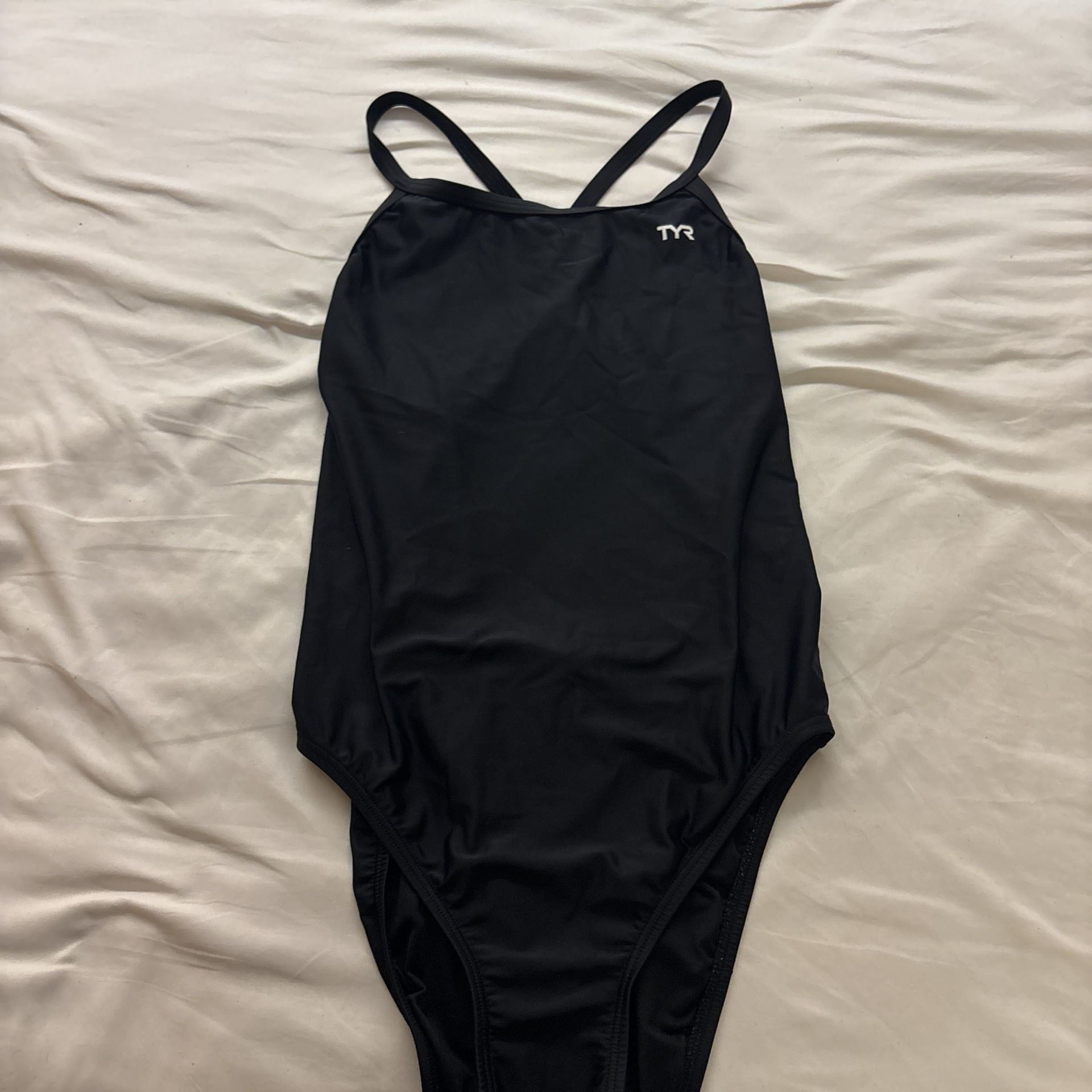 TYR Durafast Elite Women's Diamondfit Swimsuit - Solid Black 1
