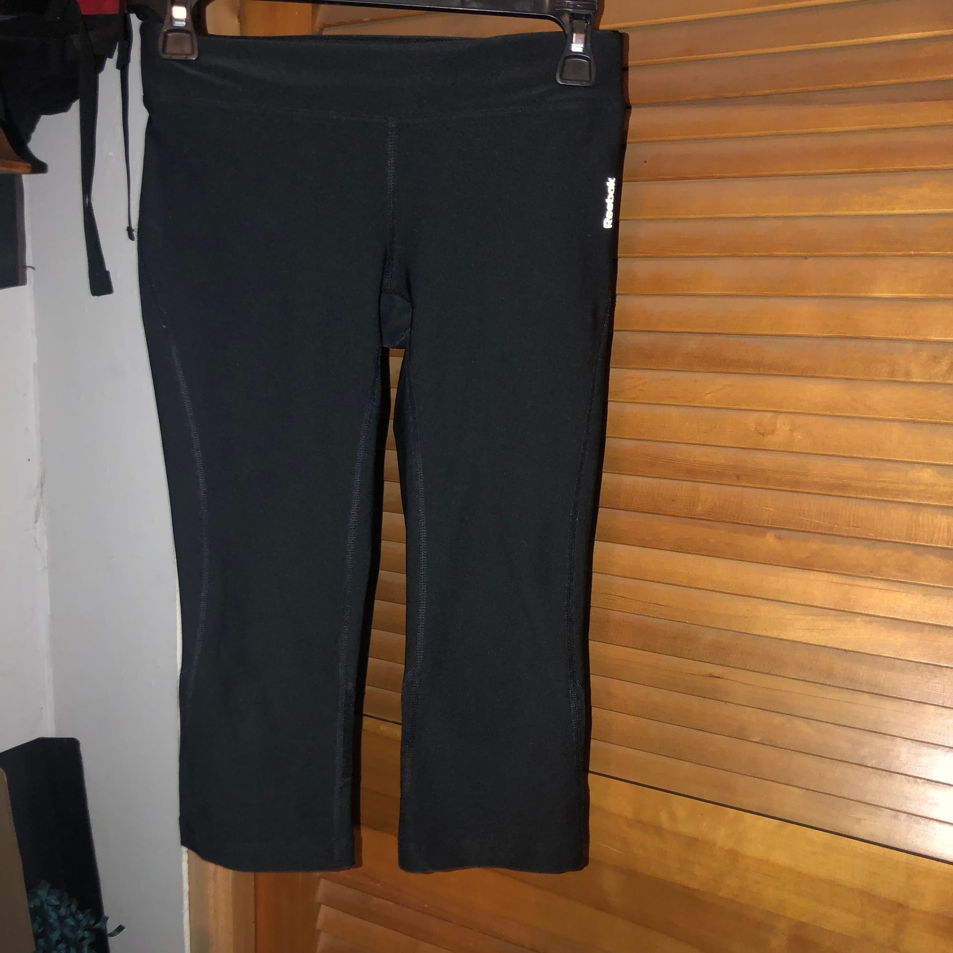 Reebok Black Slim Fit Capri Leggings 2