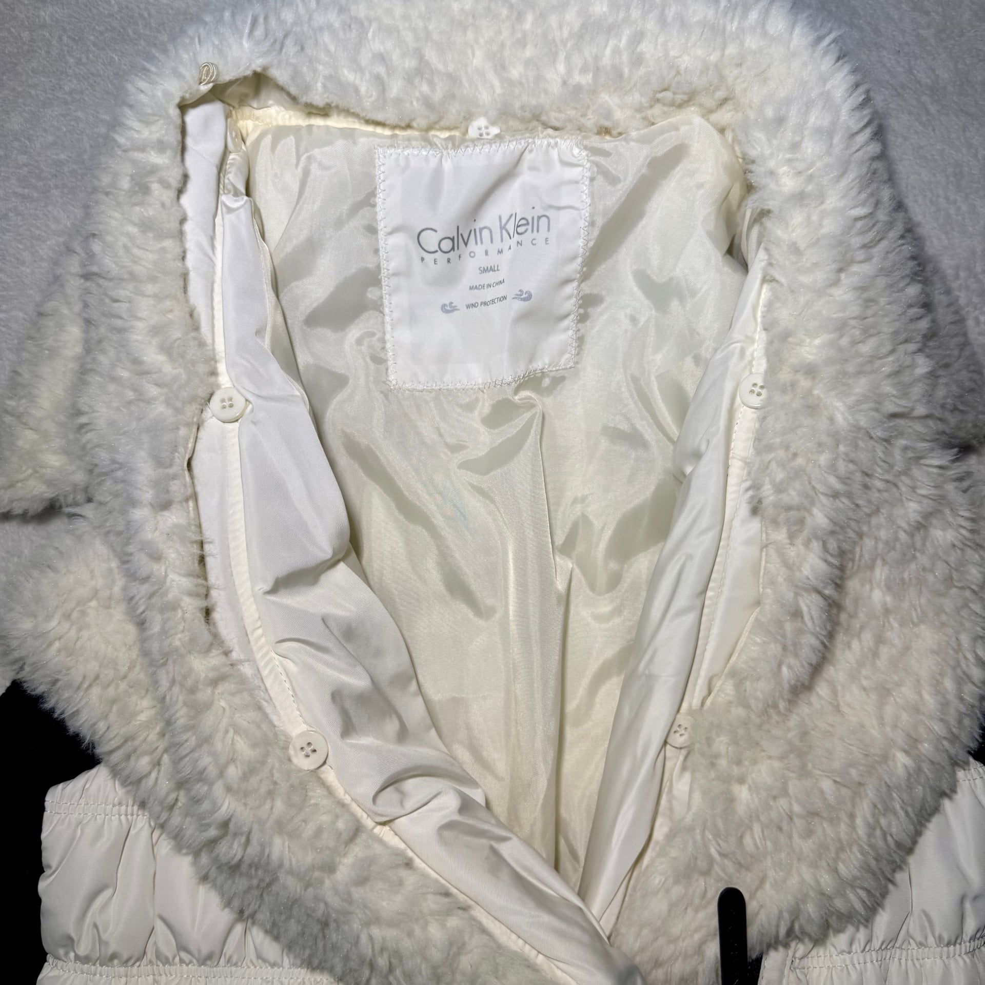 Calvin Klein Performance Premium Down Puffer Vest Women’s Small 10