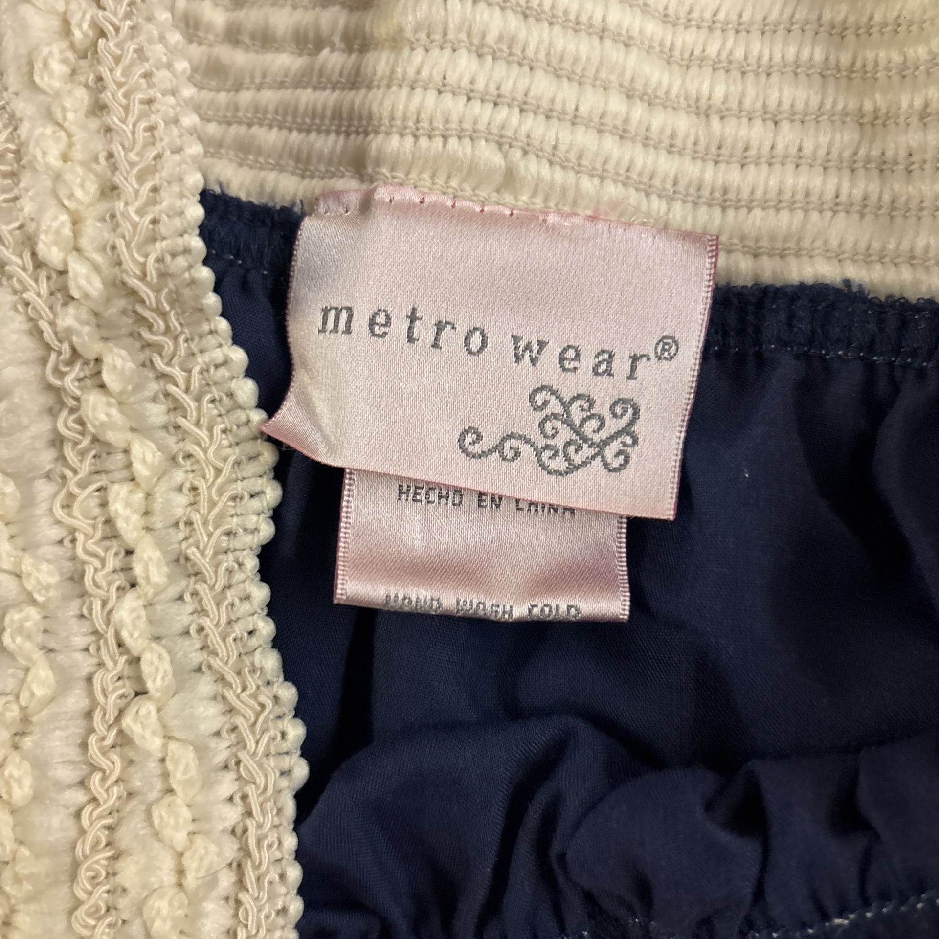 Vintage Indigo Skirt With Embroidery - , 3