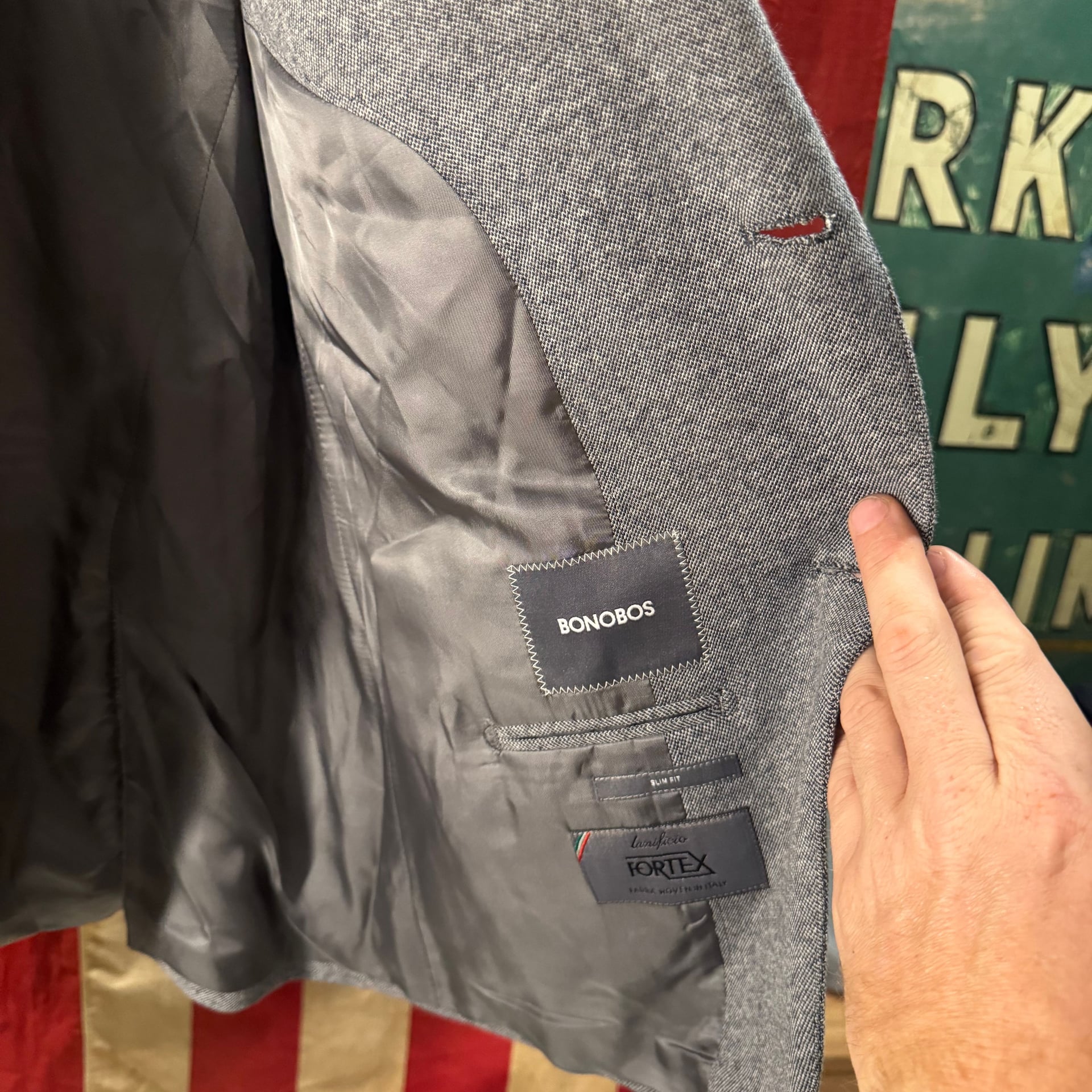 Bonobos- Italian Cotton 42R blazer 5