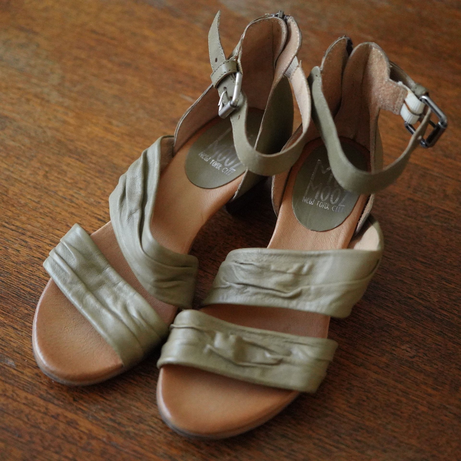 Miz Mooz Cassie Leather Heeled Sandals 1