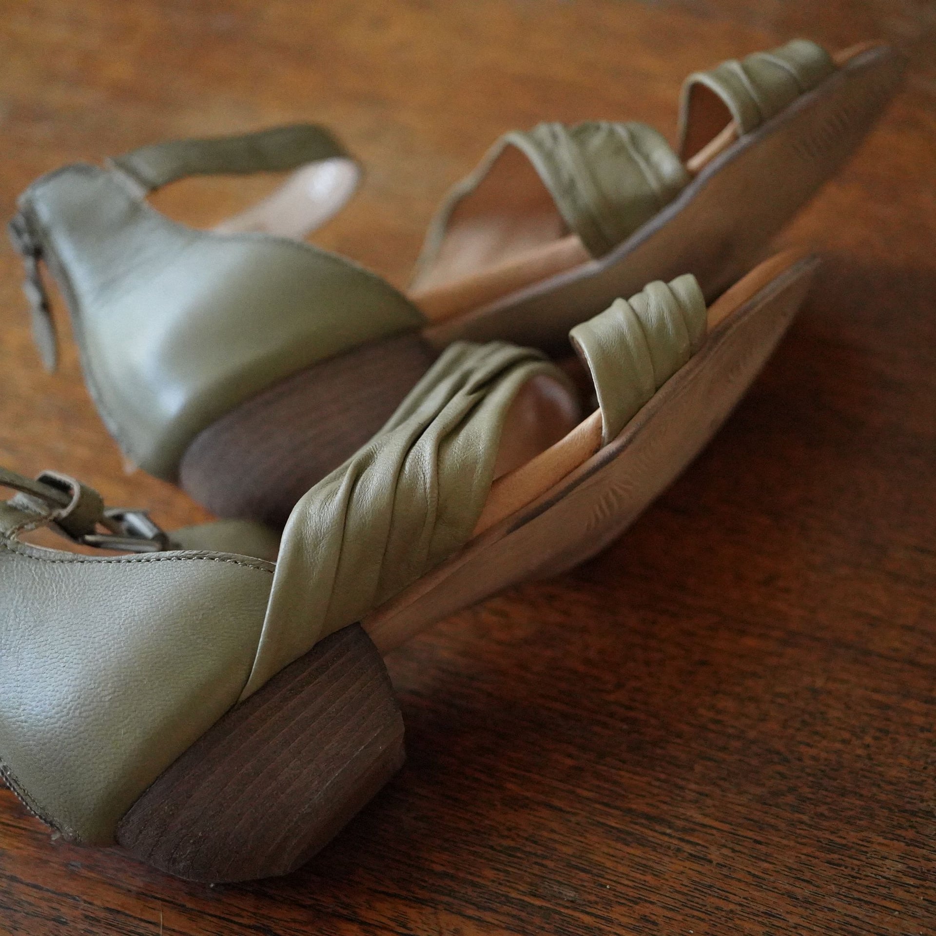 Miz Mooz Cassie Leather Heeled Sandals 5