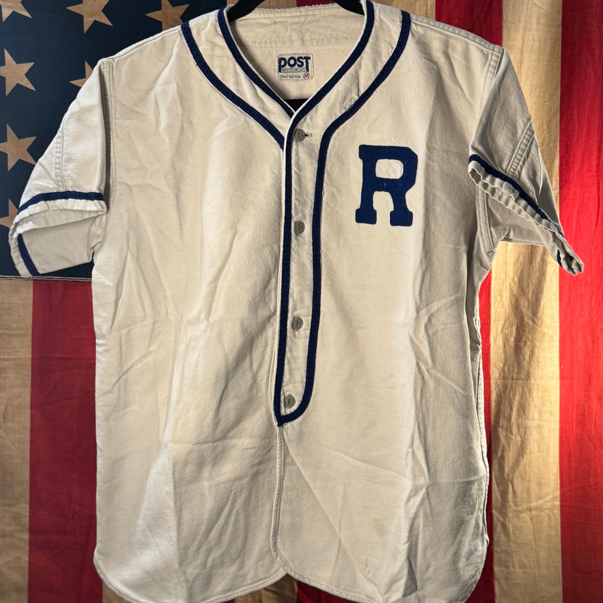 Vintage R Post Rawlings 60s Baseball Jersey 5