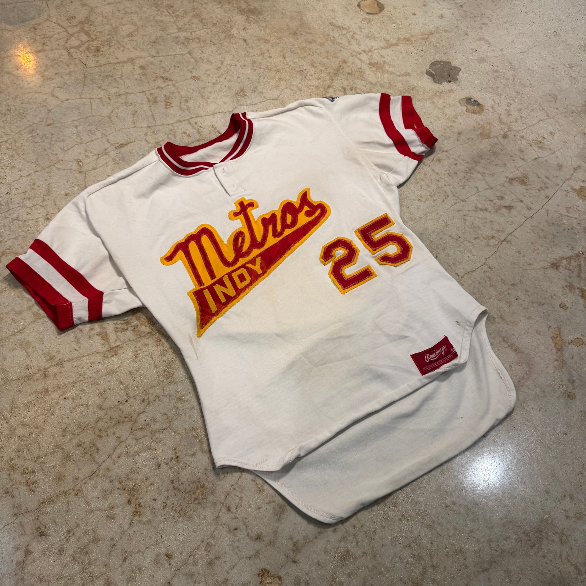 1955 Indianapolis Metros Baseball Jersey- size 44 1
