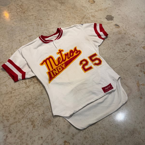 1955 Indianapolis Metros Baseball Jersey- size 44